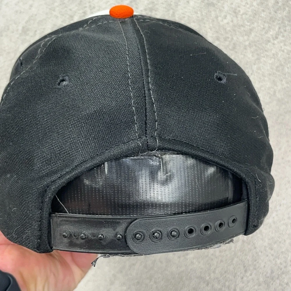 Vintage Baltimore Orioles Hat Cap Snapback Black Orange 90s MLB Baseball Adult